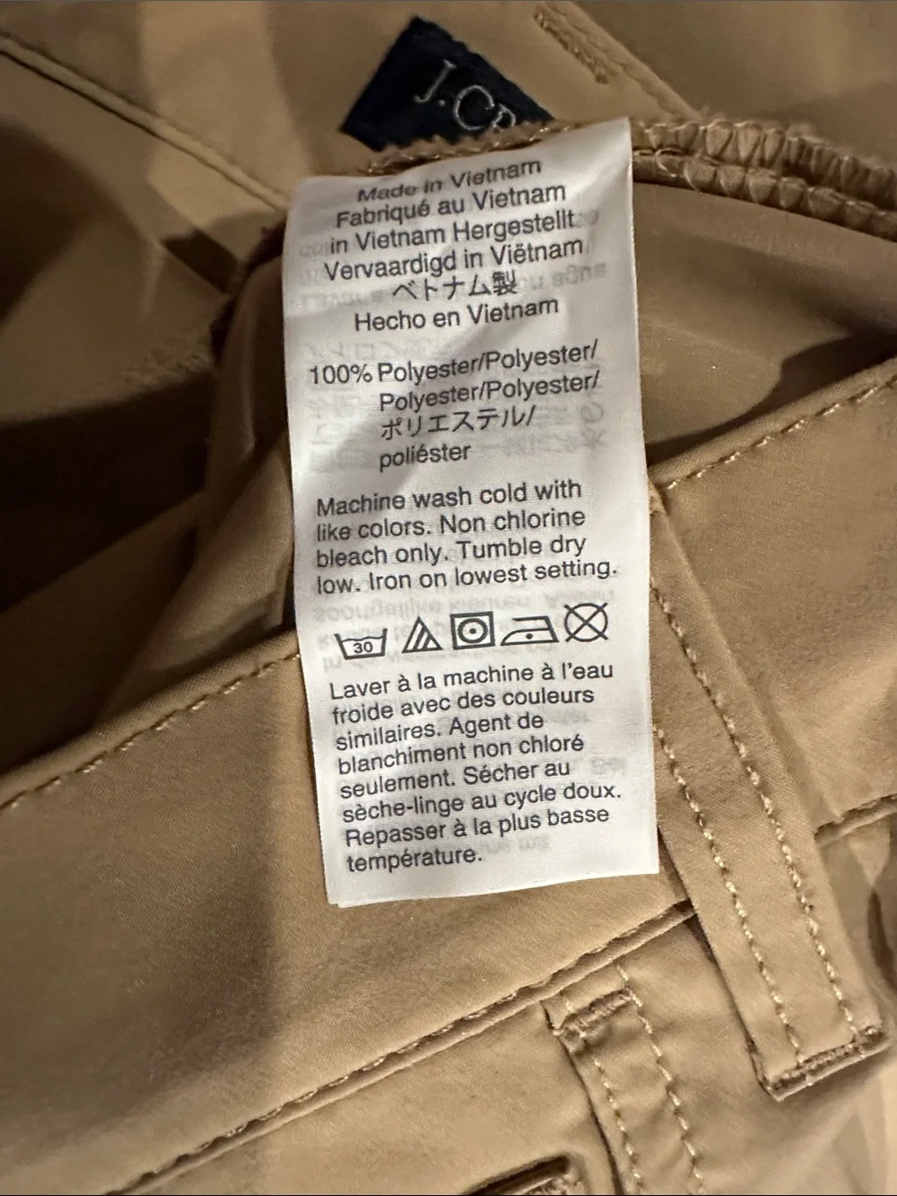 J. Crew Men’s Chinos in Light Khaki